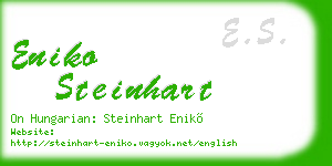 eniko steinhart business card